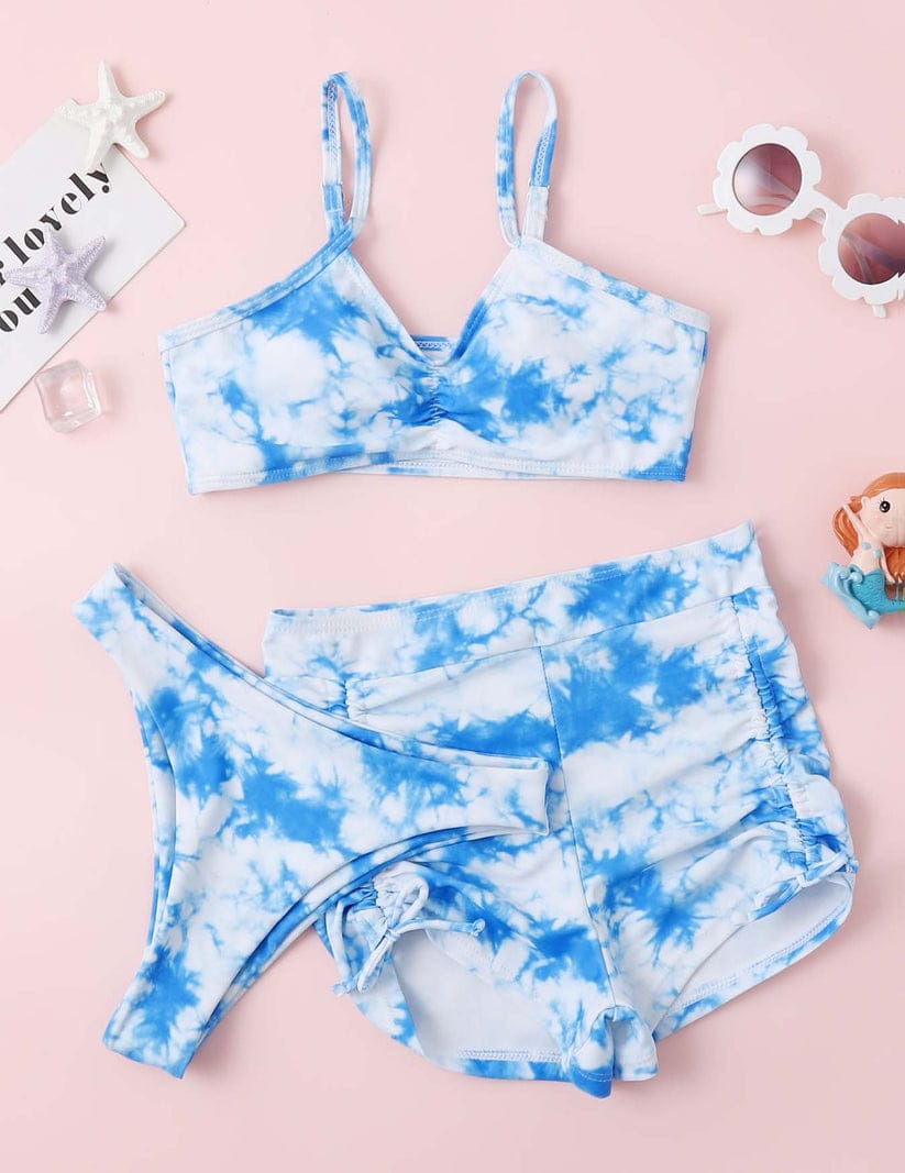 3 piece bra short panty