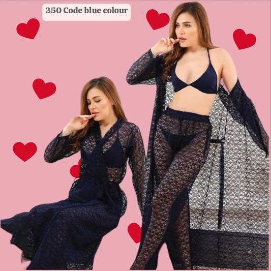 4 Pc Bridal Nighty